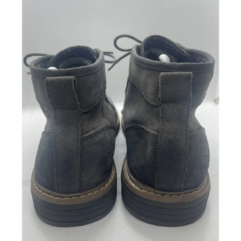 Penguin By Munsingwear Melvin Men's Gray Leather Chukka Lace Up Boots Size 10